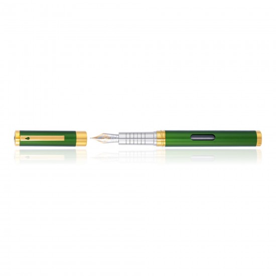 Stilou Diplomat Nexus, Cu Penita M, Aurita 14kt. - Green Gold