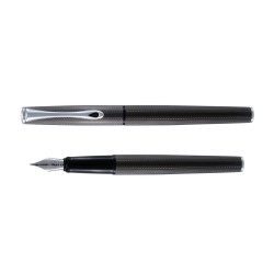 Stilou Diplomat Esteem, Cu Penita B, Din Otel Inoxidabil - Black Barley