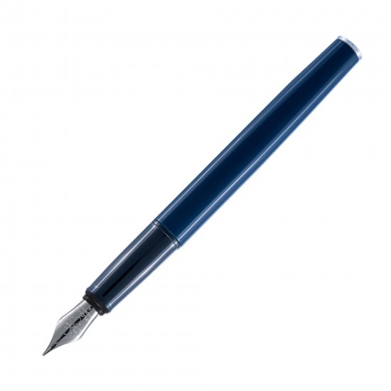 Stilou Diplomat Esteem, Cu Penita F, Din Otel Inoxidabil - Dark Blue Lacquer
