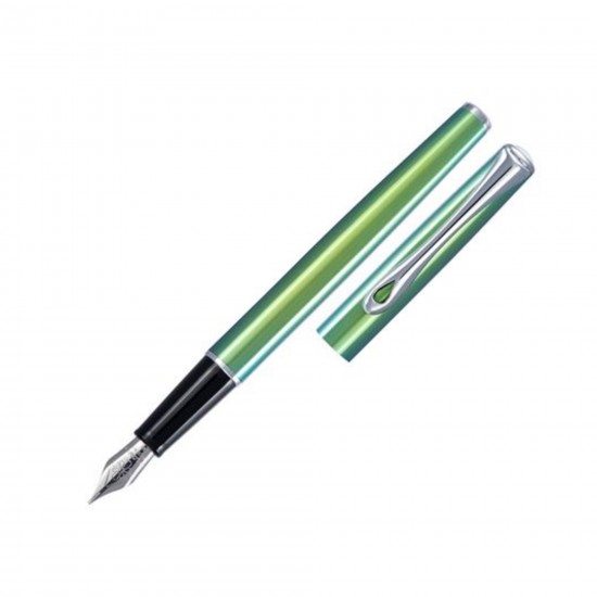 Stilou Diplomat Traveller, Cu Penita M, Din Otel Inoxidabil - Funky Green