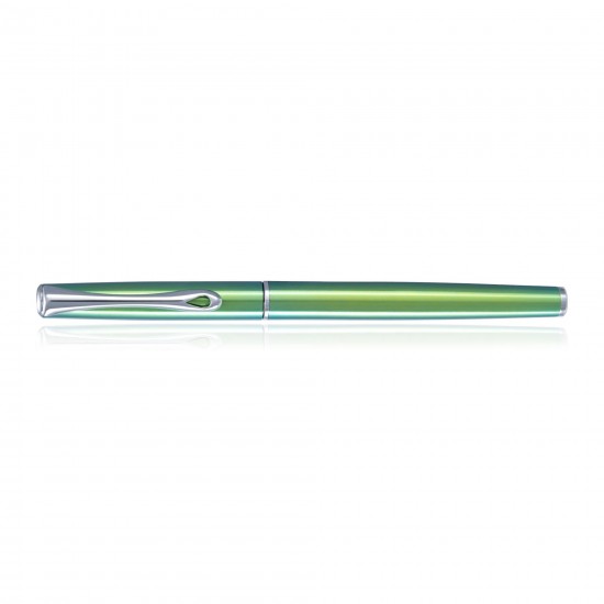 Stilou Diplomat Traveller, Cu Penita M, Din Otel Inoxidabil - Funky Green