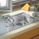 Chiuveta Bucatarie Sanobi, 80x50 cm, cu Picurator, Cuva pe Stanga, Inox Alimentar, Finisaj Mat, Chiuveta de Bucatarie Sanobi, Chiuveta Bucatarie Partea Stanga, Chiuveta Bucatarie Orientare Stanga, Chiuveta Bucatarie Inox, Chiuveta pentru Bucatarie