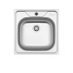 Chiuveta pentru Bucatarie Patrata Sanobi, Inox Alimentar, 480x480 mm, Finisaj Linen, Chiuveta, Chiuveta Inox, Chiuveta Sanobi, Chiuveta Inox Sanobi, Chiuveta pentru Blat, Chiuveta Bucatarie, Chiuveta pentru Bucatarie