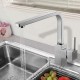 Chiuveta pentru Bucatarie Patrata Sanobi, Inox Alimentar, 480x480 mm, Finisaj Linen, Chiuveta, Chiuveta Inox, Chiuveta Sanobi, Chiuveta Inox Sanobi, Chiuveta pentru Blat, Chiuveta Bucatarie, Chiuveta pentru Bucatarie