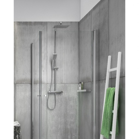 Coloana pentru Dus Sanobi, 100 cm, Inox, cu Dus Superior Para si Furtun, Coloana de Dus, Suport Dus, Suport pentru Dus, Suporturi de Dus, Suporturi Dus, Suporturi pentru Dus, Accesorii Baie, Accesorii Dus, Accesorii pentru Baie, Accesorii pentru Dus