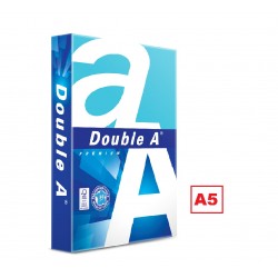 Hartie Alba Pentru Copiator A5, 80g/mp, 500coli/top, Clasa A, Double A Premium