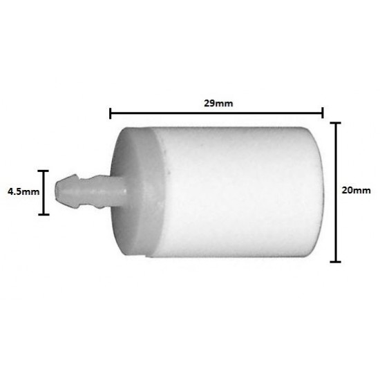 Filtru Benzina Husqvarna - 4.5mm -
