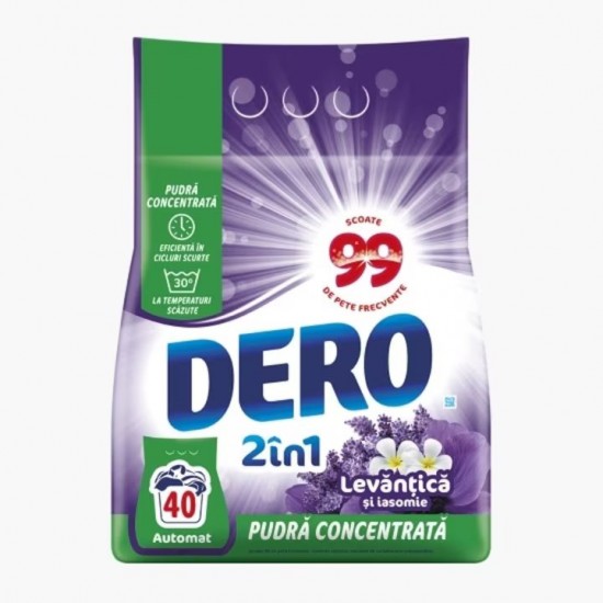 Detergent Automat Dero 2 In 1, Levantica, 3 Kg, 40 Spalari