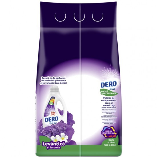 Detergent Automat Dero 2 In 1, Levantica, 7,5  Kg, 100 Spalari
