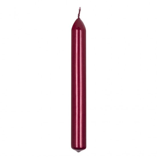 Lumanari Pentru Cina, Lacuite, 20 X 170mm, 10 Buc/set, Donau Home - Rosii