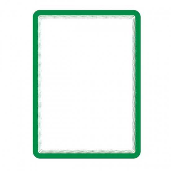 Buzunar Magnetic Pentru Documente A4, Cu Rama Color, 2 Buc/set, Djois - Rama Verde