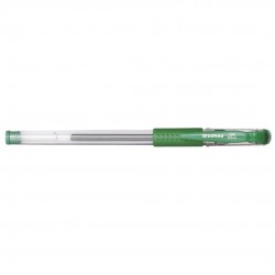 Pix Transparent Cu Gel, Rubber Grip, 0.5 Mm, Cerneala Rezistenta La Apa, Donau - Verde