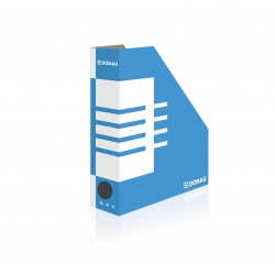 Suport Vertical Pentru Cataloage, A4 - 8cm Latime, Din Carton, Donau - Albastru