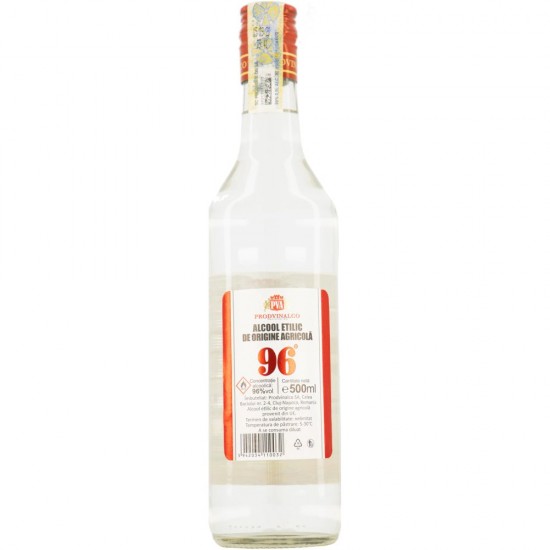 Alcool Rafinat 96% Prodvinalco, 0.5 L, Alcool Cereale, Alcool 96%, Alcool Etilic Rafinat, Alcool Distilat, Alcool Dublu Rafinat, Alcool din Cereale, Alcool 96 Grade, Alcool Rafinat la Sticla, Alcool Prodvinalco