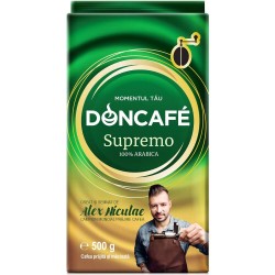 Cafea Macinata Doncafe Supremo, 500 g, Doncafe Supremo Cafea Macinata, Cafea Macinata Arabica Doncafe Supremo, Cafea Arabica Doncafe, Cafea Doncafe Supremo Arabica 100%, Cafele Macinate Arabica Doncafe