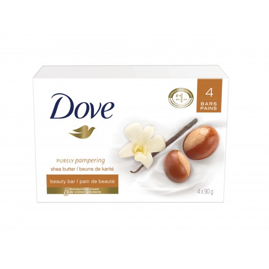 Sapun Crema Dove Shea Butter, Greutate 100 Gr, Cu Aroma De Vanilie , Textura Solida