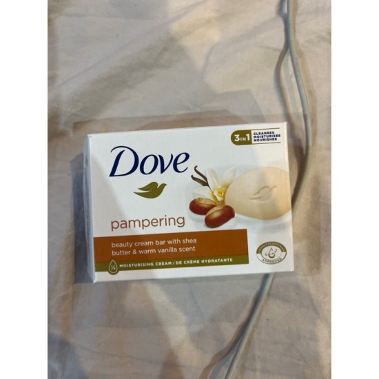 Sapun Crema Dove Shea Butter, Greutate 100 Gr, Cu Aroma De Vanilie , Textura Solida