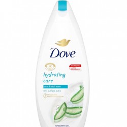 Dove Gel De Dus Aloe Si Apa De Mesteacan, Cantitate 250 Ml, Gel De Dus Pentru Piele Uscata