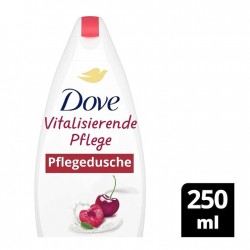 Gel De Dus Dove Ingrijire Vitalizanta, Cherry & Chia Milk Cantitate 250ml, Extract De Lapte De Cirese Si Chia