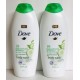 Gel de Dus DOVE Rinfrescante cu Castravete și Ceai Verde, Cantitate 750 ml