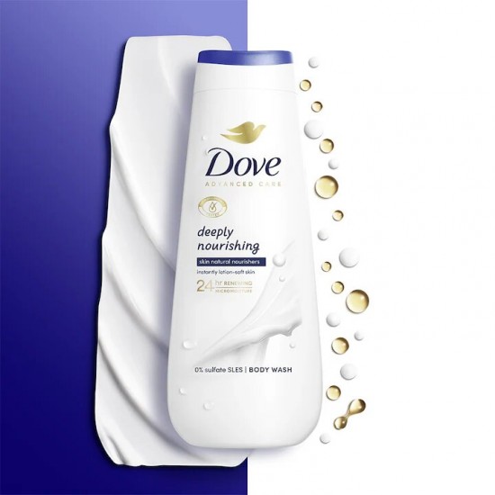 Gel De Dus Dove Advanced Care Deeply Nourishing, 225ml