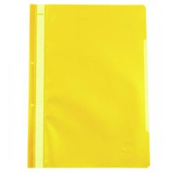 Dosar A4 Plastic NOKI Galben cu Sina si Perforatii - Mapa Documente