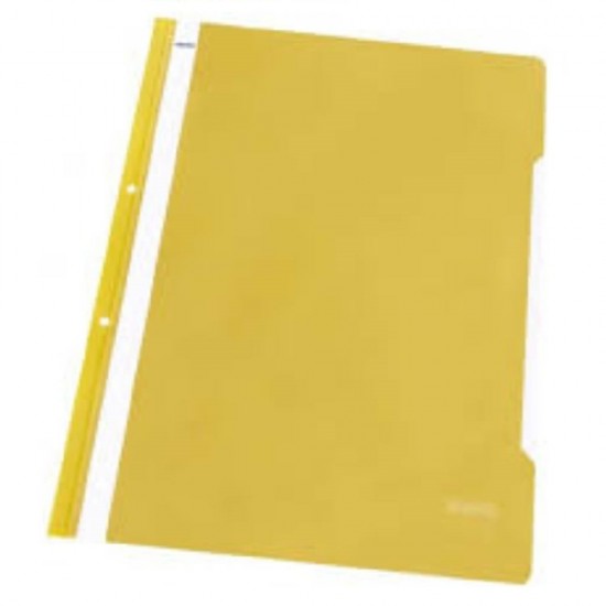 Dosar A4 Plastic NOKI Galben cu Sina si Perforatii - Mapa Documente