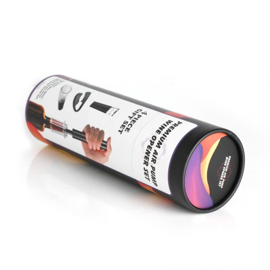 Set Tirbuson Pentru Vin Cu Pompa De Aer, Accesoriu Taiat Folie, Aerator, Dop Pompa Vid