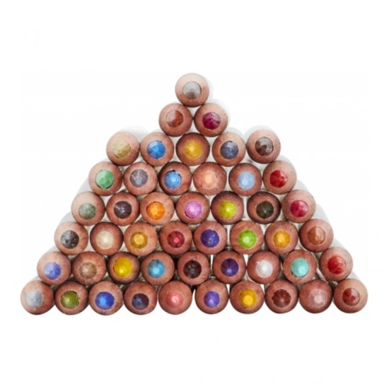 Creioane Colorate Derwent Professional Chromaflow, Cutie Metalica, 48 Buc/set