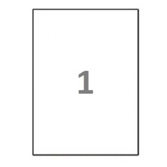 Etichete Autoadezive SOREX Albe in Coala, 1/A4, 210x297 mm, Adeziv Permanent