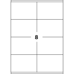 Etichete Autoadezive 8/A4, Dimensiune 105X70 mm, 100 Coli/Cutie