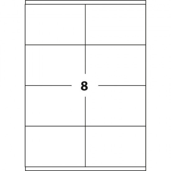 Etichete Autoadezive 8/A4, Dimensiune 105X70 mm, 100 Coli/Cutie