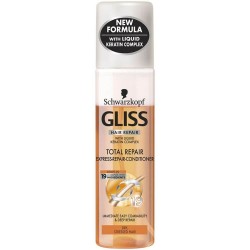 Balsam Spray GLISS Total Repair 19, 200 ml, Par Degradat, Balsam pentru Femei, Balsam Reparator pentru Par, Balsam pentru Par Degradat, Balsam Reparator pentru Par Uscat, Balsam Spray Gliss, Balsam Spray Par Vopsit