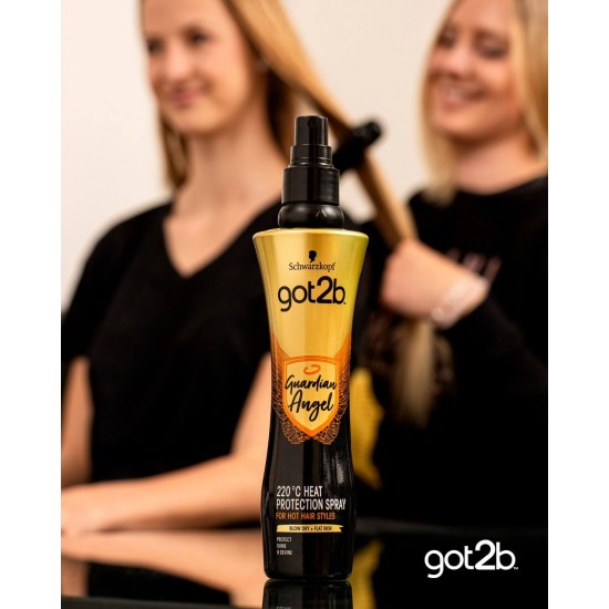 Spray GOT2B Guardian Angel, 200 ml, Protectie Termica 220 Â°C, Spray pentru Par, Spray de Par cu Protectie Termica, Spray de Protectie Termica pentru Par, Spray Termic pentru Par, Spray de Protectie Termica,Spray pentru Protectie Termica