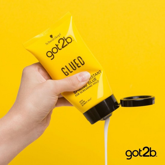 Gel de par GOT2B Glued, 150 ml, Ultimate Hold, Rezistent la Apa, Gel de Par, Gel pentru Par Rezistent, Gel de Par Rezistent la Apa, Gel de Par pentru Barbati, Gel de Fixare a Parului, Gel de Par Fixator