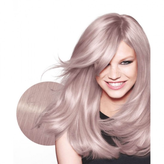 Vopsea Par Permanenta 104 LIVE, Blond Cool Lilac, 142.5 ml, Lightener &amp; Twist, Crema Coloranta de Par, Vopsea de Par cu Decolorant, Vopsea de Par 2 in 1 Decolorare si Culoare Pastel, Vopsea de Par Permanenta Mov Liliac