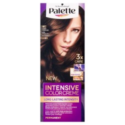 Vopsea de Par Permanenta PALETTE Intensive Color Cream W2, 110 ml, Ciocolatiu Inchis, Vopsea de Par PALETTE, Vopsea de Par Ciocolatie, Vopsea Nuanta Ciocolatie, Produse de Ingrijire a Parului, Vopsea Saten Ciocolatiu Colorare Par