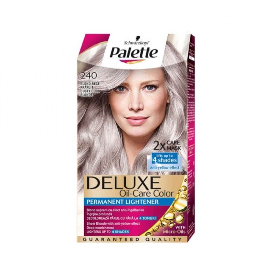 Vopsea de Par Permanenta PALETTE Deluxe 10-55, Dusty Cool Blonde, 135 ml, Vopsea de Par, Vopsea de Par Permanenta, Vopsea de Par PALETTE, Vopsea de Par PALETTE Deluxe, Vopsea Permanenta Deluxe