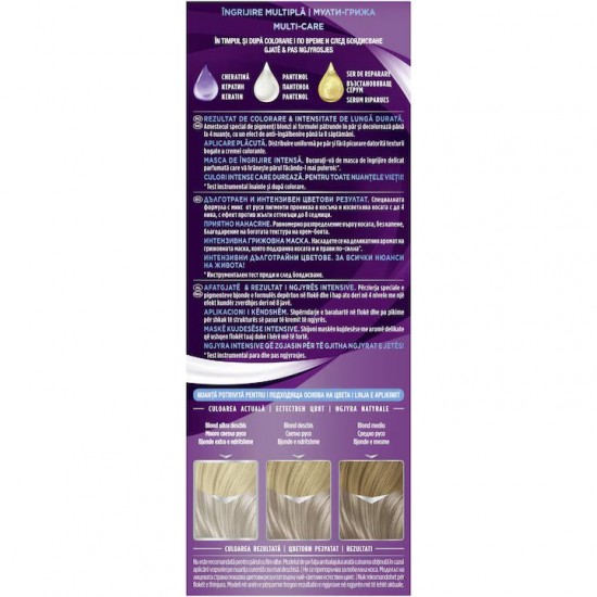 Decolorant Palette Intensive Color Creme Blond Argintiu Cenușiu, 12-21, 110 Ml