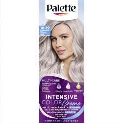 Decolorant Palette Intensive Color Creme Blond Argintiu Rece, 10-19, 110 Ml