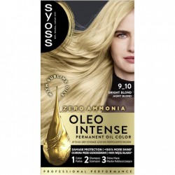 Vopsea de Par Permanenta, Fara Amoniac, SYOSS Oleo Intense, 9-10 Nuanta Blond Luminos, 115 ml, Vopsea Permanenta, Vopsea Fara Amoniac, Vopsea SYOSS, Vopsea de Par Profesionala
