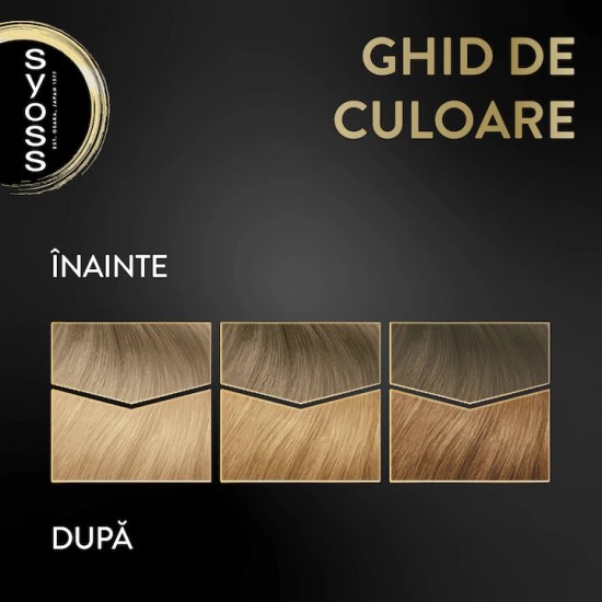 Vopsea de Par Permanenta, Fara Amoniac, SYOSS Oleo Intense, 9-10 Nuanta Blond Luminos, 115 ml, Vopsea Permanenta, Vopsea Fara Amoniac, Vopsea SYOSS, Vopsea de Par Profesionala