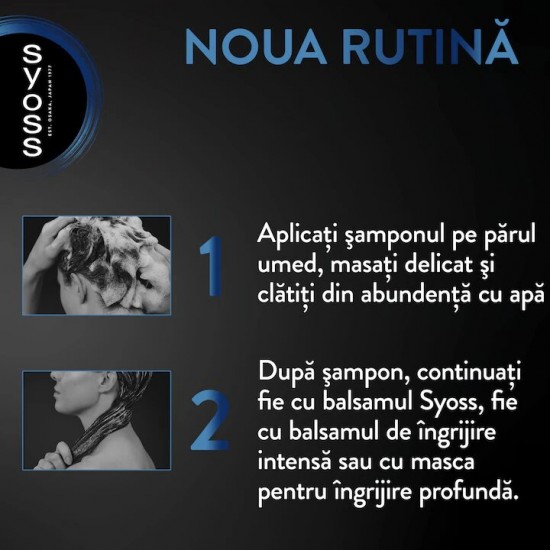 Sampon Syoss Intense Anti-Dandruff pentru Par Predispus la Matreata, 440 ml
