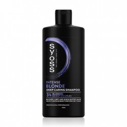 Sampon Syoss Intense Blonde and Silver pentru par Blond, Argintiu sau cu Suvite, 440 ml