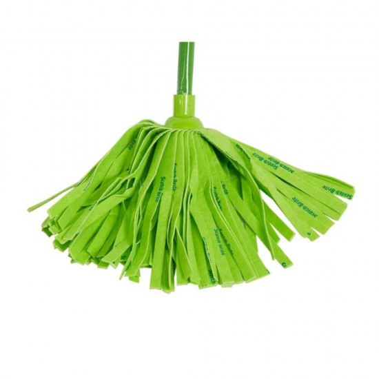 Rezerva Mop SCOTCH-BRITE, 12x9x28.5 cm, Culoare Verde, Rezerve Mop Scotch-Brite, Rezerve Clasice pentru Mop, Rezerva pentru Mop Standard, Accesorii Curatenie, Accesorii Menaj