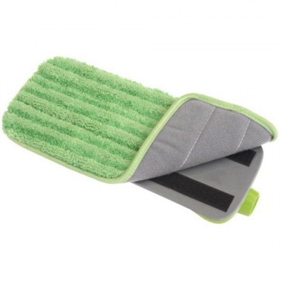 Rezerva Mop Ergonomic SCOTCH-BRITE, 20.5x13x2.5 cm, Microfibra, Culoare Verde, Rezerve Mop Scotch-Brite, Rezerve pentru Mop Plat, Rezerva pentru Mop Plat, Accesorii Curatenie, Accesorii Menaj