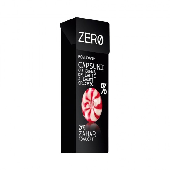 6 Cutii Bomboane cu Lapte si Capsuni Zero Ice Blue, 32 g, Bomboane cu Crema de Lapte si Aroma de Capsuni, Bomboane Zero Ice Blue, Bomboane Zero Zahar, Zero Ice Blue cu Crema de Lapte si Aroma de Capsuni