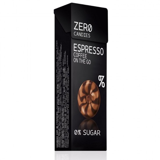 6 Cutii Bomboane cu Cafea Espresso Zero Ice Blue, 32 g, Bomboane cu Aroma de Cafea Expresso, Bomboane Zero Ice Blue, Bomboane Zero Zahar, Zero Ice Blue cu Aroma de Cafea Expresso
