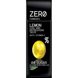 6 Cutii Bomboane cu Lamaie Zero Ice Blue, 32 g, Bomboane cu Aroma de Lamaie, Bomboane Zero Ice Blue, Bomboane Zero Zahar, Zero Ice Blue cu Aroma de Lamaie