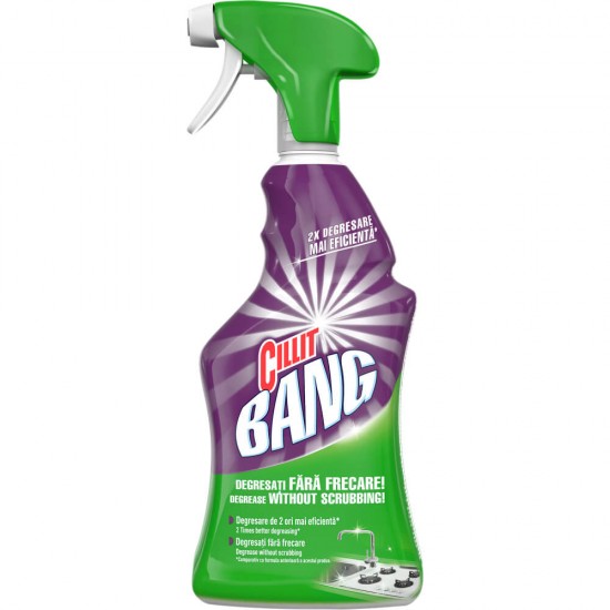 Solutie Degresanta Multisuprafete Cillit Bang, 750 ml, cu Pulverizator, Solutie Degresanta, Degresant Multisuprafete, Solutie Anti Grasime, Solutie Curatare Grasimi, Solutie pentru Curatarea Grasimilor, Detergent Degresant, Detergent pentru Grasimi